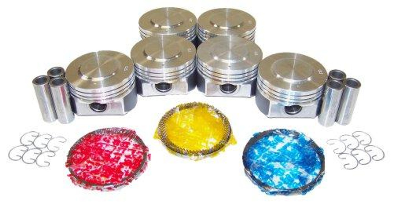 Piston Set with Rings for 2000 Mercury Cougar 2.5L|Engine Parts Only|PRK411AXP3