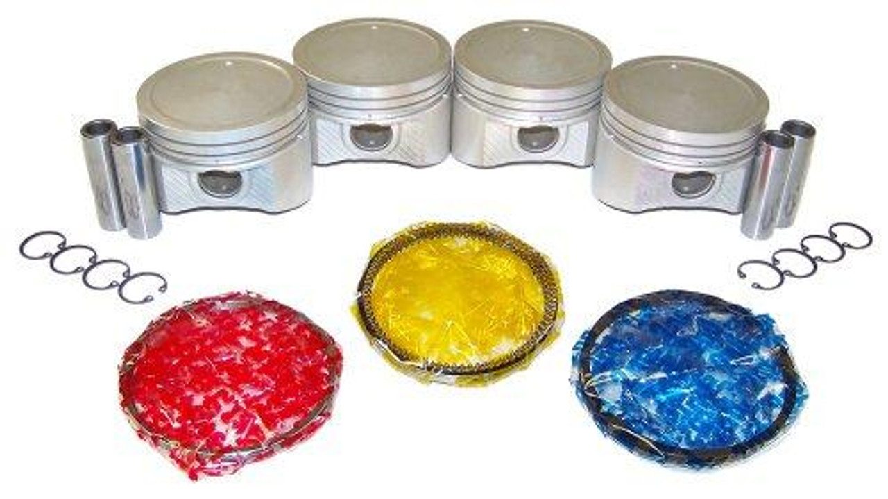 Piston Set with Rings for 1996 Nissan 200SX 2.0L|Engine Parts Only|PRK670XP17