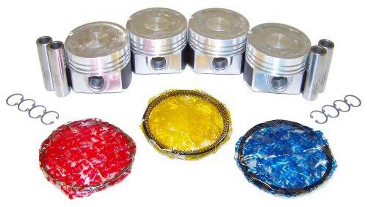 Piston Set with Rings for 2004 Audi TT Quattro 1.8L|Engine Parts Only|PRK800XP13