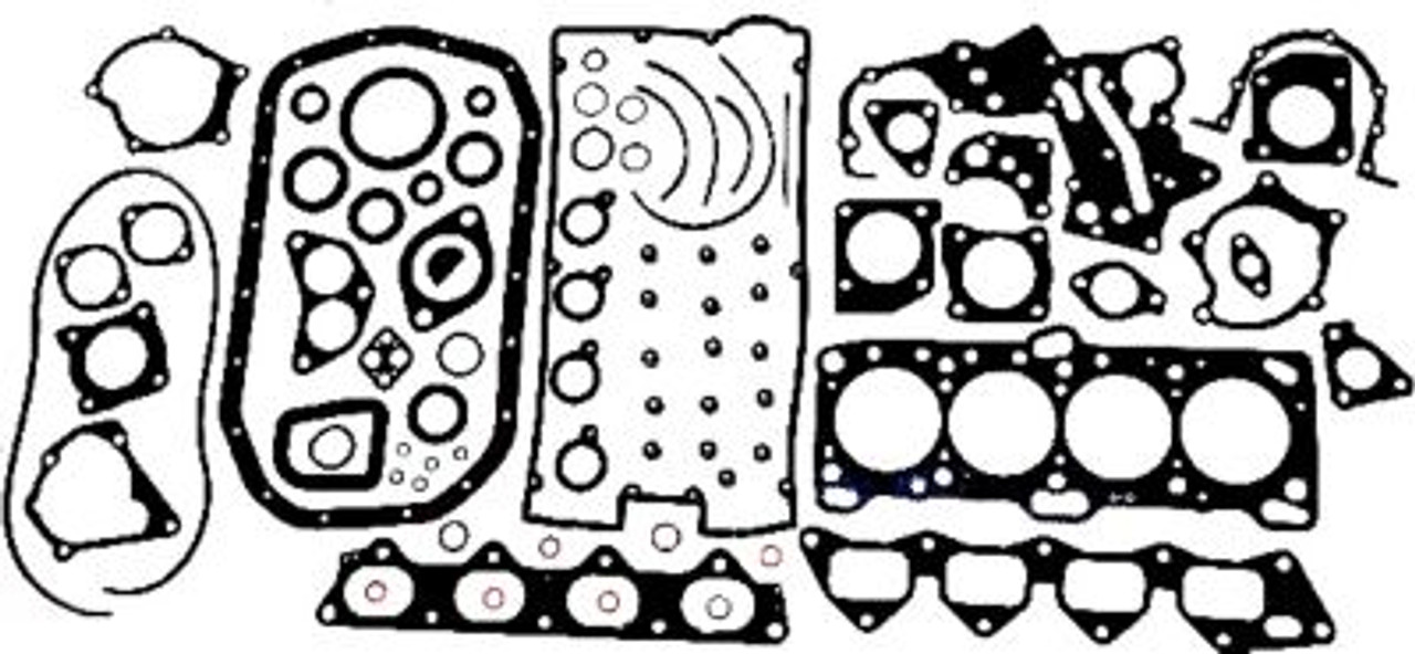 1991 Mitsubishi Eclipse 2.0L Engine Gasket Set FGS1007 -16