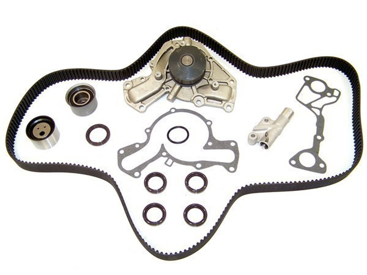 1992 Mitsubishi Diamante 3.0L Engine Timing Belt Kit with Water Pump TBK126AWP -1