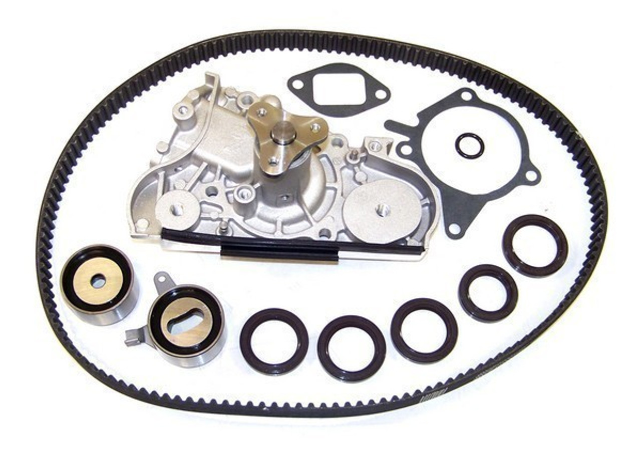 1990 Mazda Protege 1.8L Engine Timing Belt Kit with Water Pump TBK490AWP -11