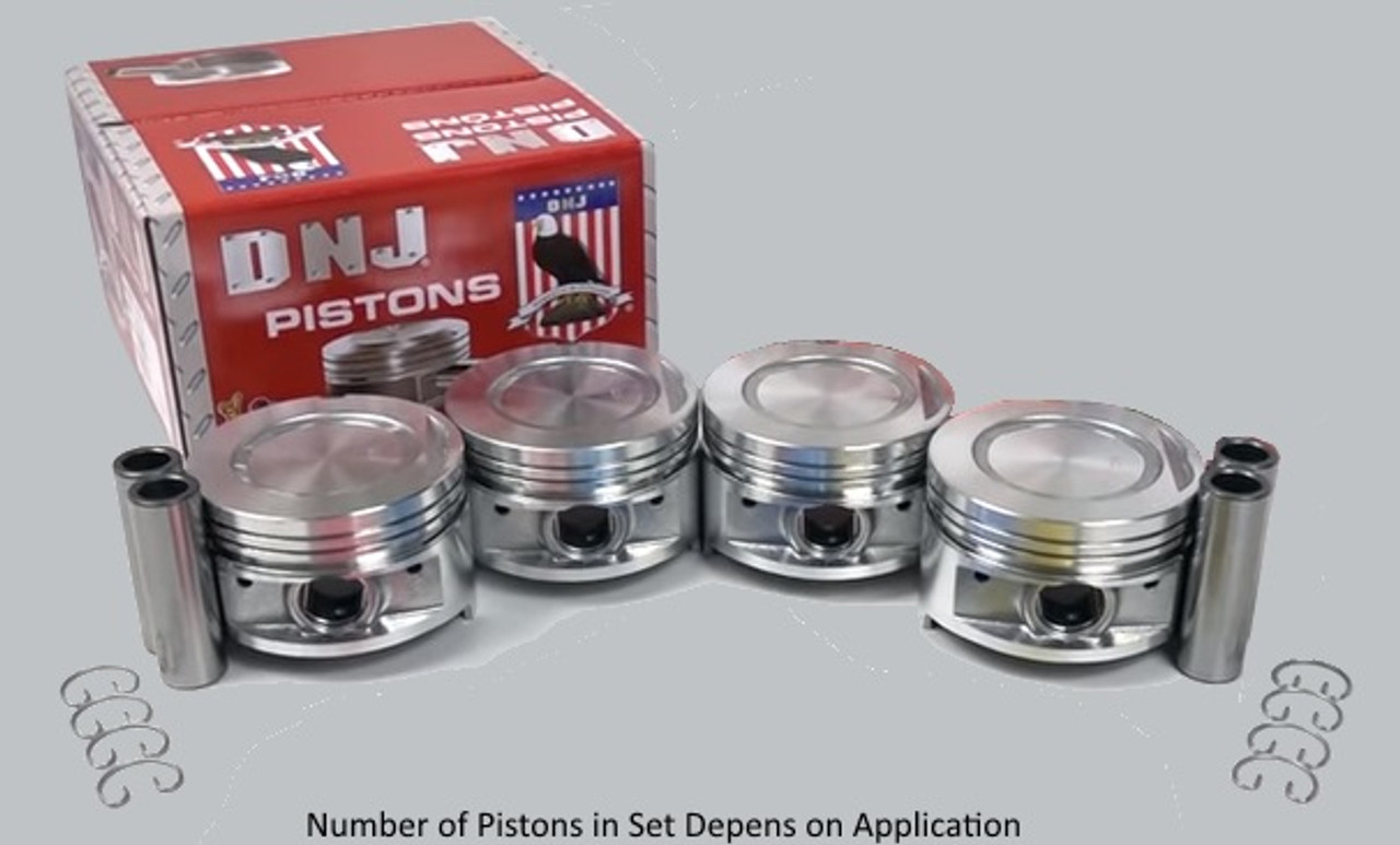 2007 Honda Civic 1.8L Engine Piston Set P246A -2