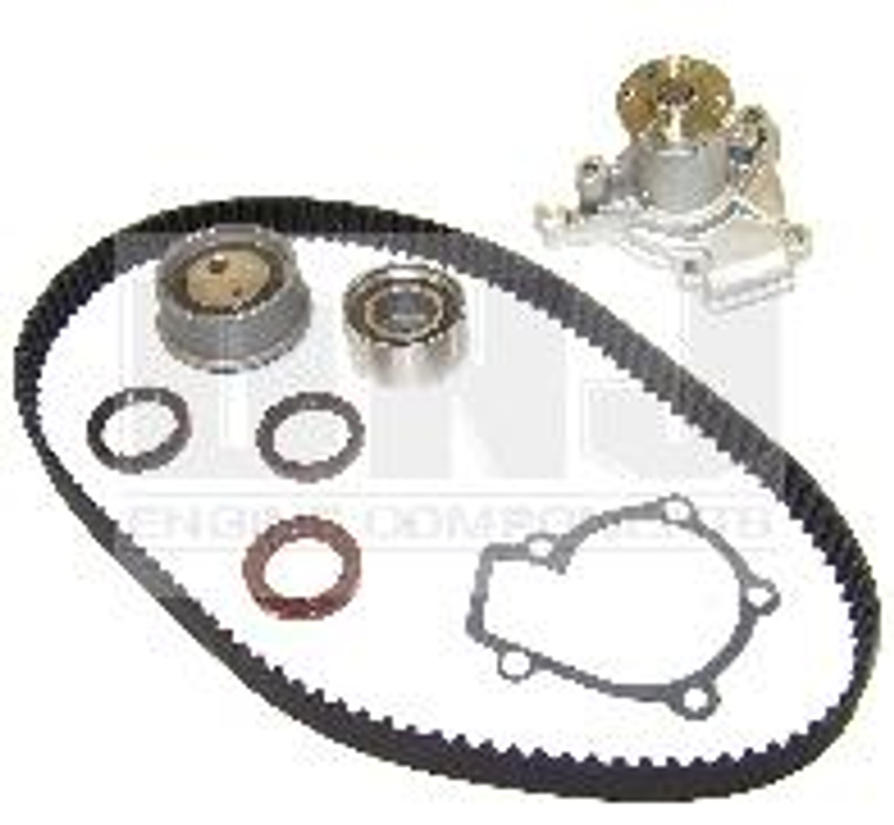 2000 Hyundai Tiburon 2.0L Engine Timing Belt Kit with Water Pump TBK124AWP -12