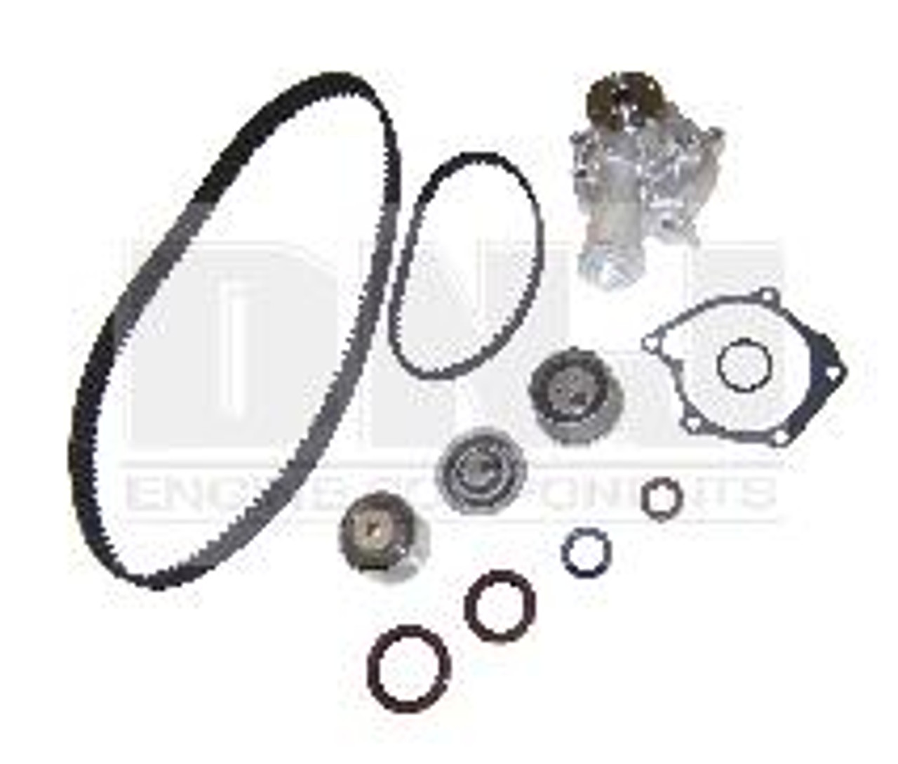 2001 Mitsubishi Galant 2.4L Engine Timing Belt Kit with Water Pump TBK155WP -7