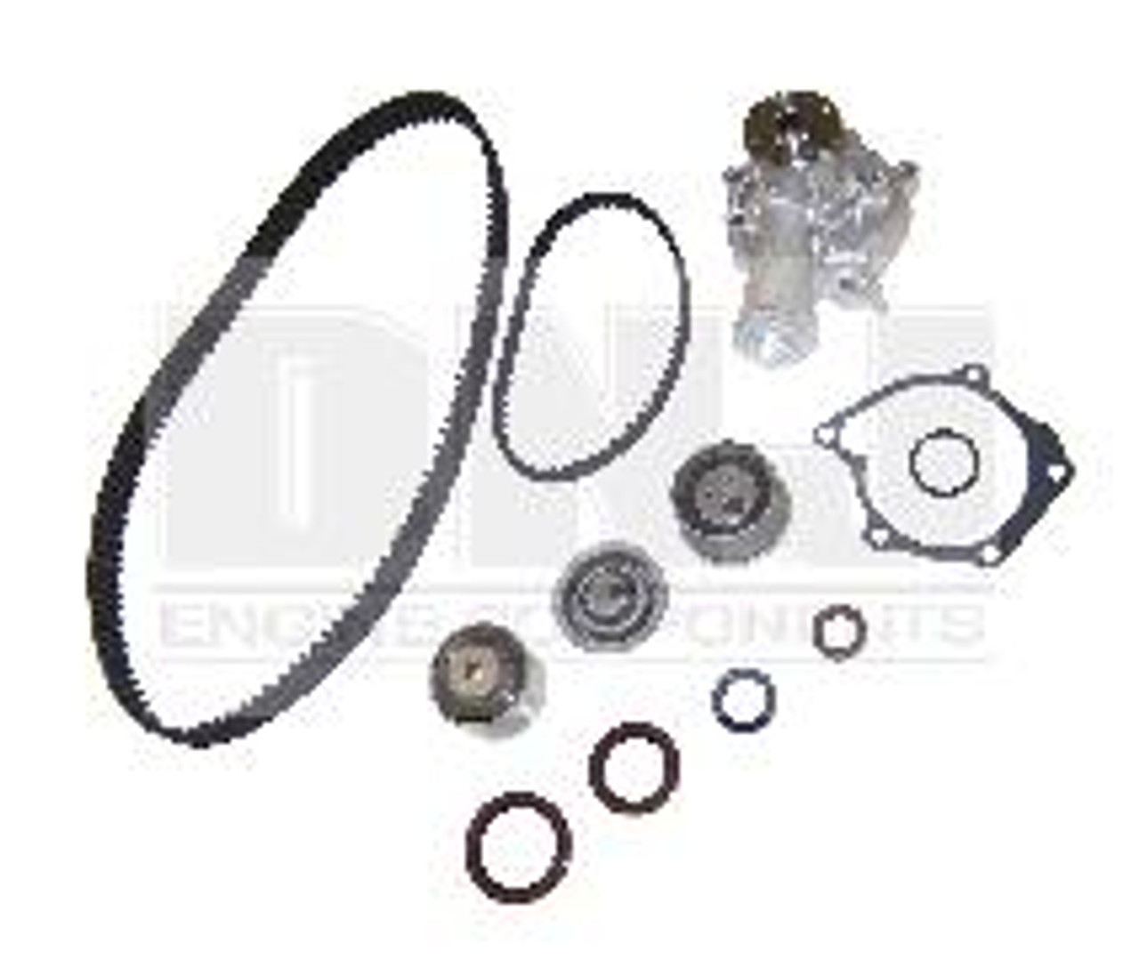2002 Mitsubishi Eclipse 2.4L Engine Timing Belt Kit with Water Pump TBK155WP -10