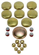 Brass Freeze Plug Set - 1988 Chevrolet Monte Carlo 5.0L Engine Parts # FPS3101ZE355