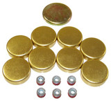 Brass Freeze Plug Set - 1986 GMC P3500 7.4L Engine Parts # FPS3194ZE62