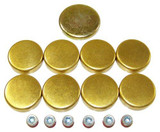 Brass Freeze Plug Set - 1995 GMC K1500 6.5L Engine Parts # FPS3195ZE246
