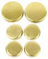 Brass Freeze Plug Set - 1986 Toyota Van 2.2L Engine Parts # FPS937ZE2