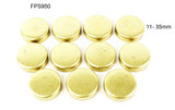 Brass Freeze Plug Set - 1996 Toyota Tacoma 3.4L Engine Parts # FPS950ZE41