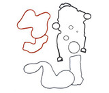 Lower Gasket Set - 2007 Dodge Ram 2500 5.7L Engine Parts # LGS1160ZE22