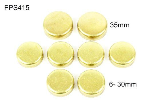 Brass Freeze Plug Set Part # FPS415.P