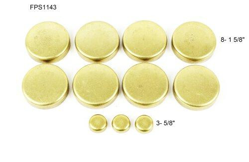 Brass Freeze Plug Set - 2004 Chrysler Intrepid 3.5L Engine Parts # FPS1143ZE23