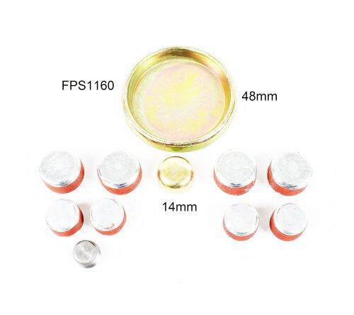 Brass Freeze Plug Set - 2009 Dodge Ram 3500 5.7L Engine Parts # FPS1160ZE85