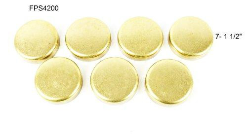 Brass Freeze Plug Set - 1996 Ford F59 7.3L Engine Parts # FPS4200ZE33