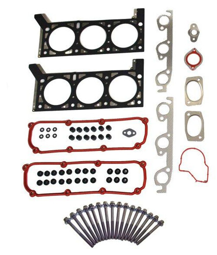 Head Gasket Set with Head Bolt Kit - 2008 Dodge Grand Caravan 3.8L Engine Parts # HGB1134ZE16
