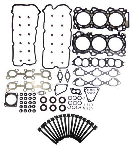 Head Gasket Set with Head Bolt Kit - 1999 Nissan Maxima 3.0L Engine Parts # HGB632ZE9