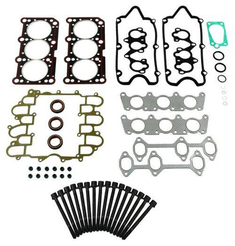 Head Gasket Set with Head Bolt Kit - 1995 Audi A6 Quattro 2.8L Engine Parts # HGB808ZE5