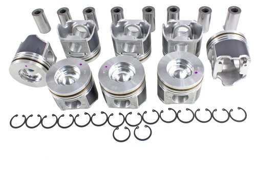 Piston Set - 2004 Ford E-350 Club Wagon 6.0L Engine Parts # P4214ZE1