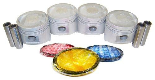 Piston Set with Rings - 1985 Mitsubishi Cordia 2.0L Engine Parts # PRK105ZE9
