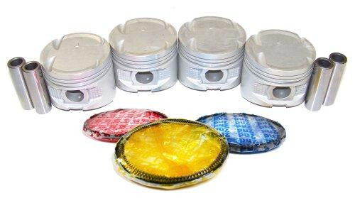Piston Set with Rings - 1993 Hyundai Elantra 1.8L Engine Parts # PRK107HZE1