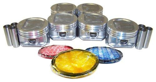 Piston Set with Rings - 2000 Jeep Cherokee 4.0L Engine Parts # PRK1123ZE9