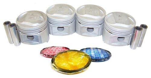Piston Set with Rings - 1994 Mitsubishi Eclipse 1.8L Engine Parts # PRK114ZE13