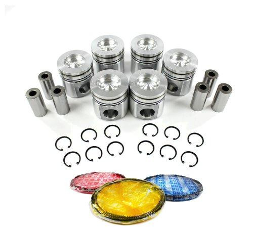 Piston Set with Rings - 2001 Dodge Ram 3500 5.9L Engine Parts # PRK1165ZE17