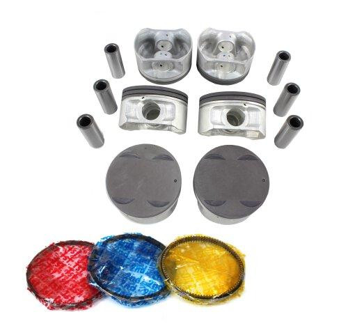 Piston Set with Rings - 2008 Mitsubishi Outlander 3.0L Engine Parts # PRK166ZE3