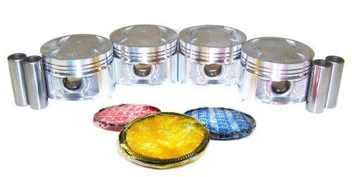 Piston Set with Rings - 1991 Acura Integra 1.8L Engine Parts # PRK212ZE3