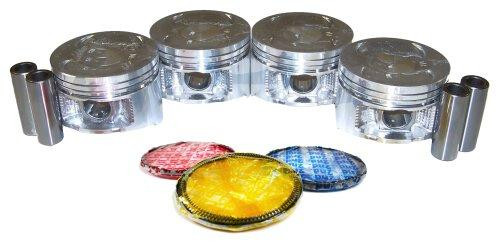 Piston Set with Rings - 1997 Honda CR-V 2.0L Engine Parts # PRK215ZE1