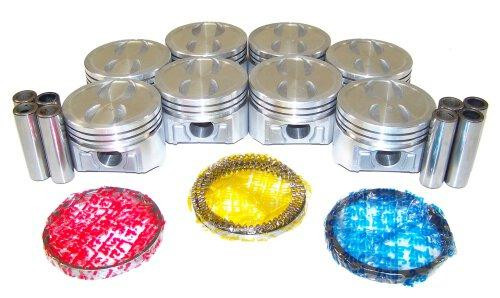 Piston Set with Rings - 2002 GMC Savana 1500 5.0L Engine Parts # PRK3110ZE97