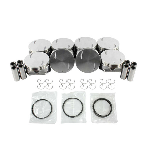 Piston Set with Rings - 2003 Chevrolet Silverado 2500 HD 8.1L Engine Parts # PRK3181ZE25