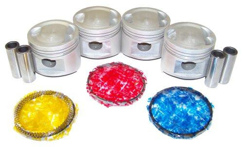 Piston Set with Rings - 1994 Ford Aspire 1.3L Engine Parts # PRK415ZE1
