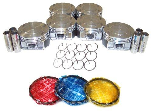 Piston Set with Rings - 2001 Mazda Tribute 3.0L Engine Parts # PRK4190ZE109