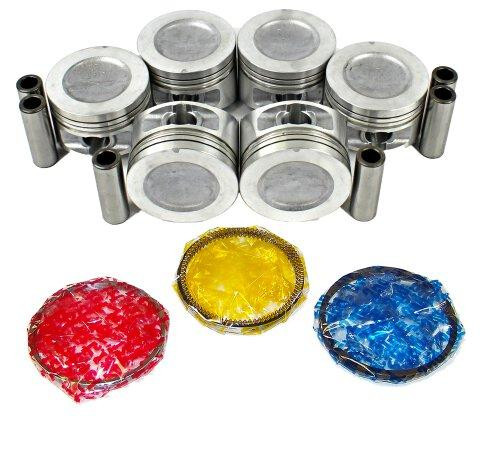 Piston Set with Rings - 1992 Ford Ranger 2.9L Engine Parts # PRK421ZE23