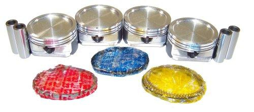 Piston Set with Rings - 2006 Mazda B2300 2.3L Engine Parts # PRK446ZE45