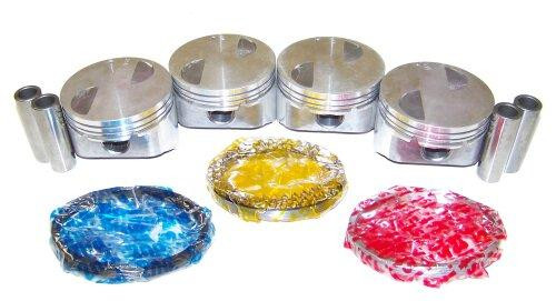 Piston Set with Rings - 1996 Ford Ranger 2.3L Engine Parts # PRK448ZE3