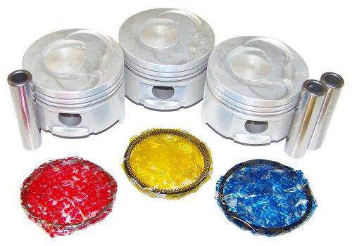 Piston Set with Rings - 1998 Chevrolet Metro 1.0L Engine Parts # PRK526ZE1