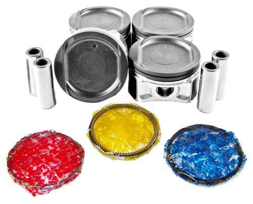 Piston Set with Rings - 2011 Nissan Versa 1.6L Engine Parts # PRK627ZE5