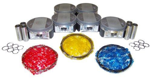 Piston Set with Rings - 2009 Nissan Quest 3.5L Engine Parts # PRK645ZE87