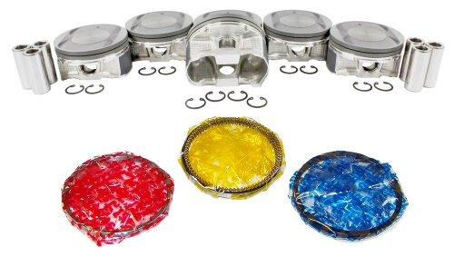 Piston Set with Rings - 2014 Nissan Quest 3.5L Engine Parts # PRK656ZE51