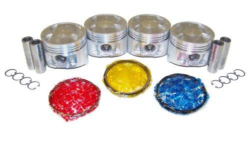 Piston Set with Rings - 1990 Geo Prizm 1.6L Engine Parts # PRK927ZE1