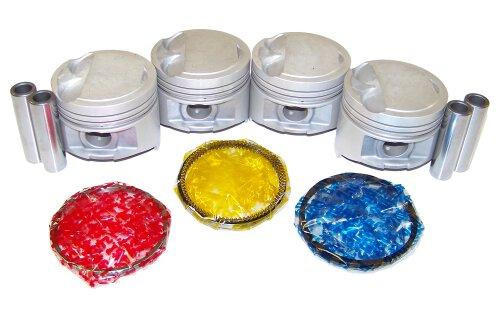 Piston Set with Rings - 1997 Toyota Tercel 1.5L Engine Parts # PRK935ZE10