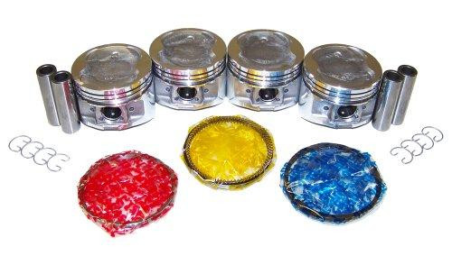 Piston Set with Rings - 1991 Toyota Celica 2.2L Engine Parts # PRK945ZE8