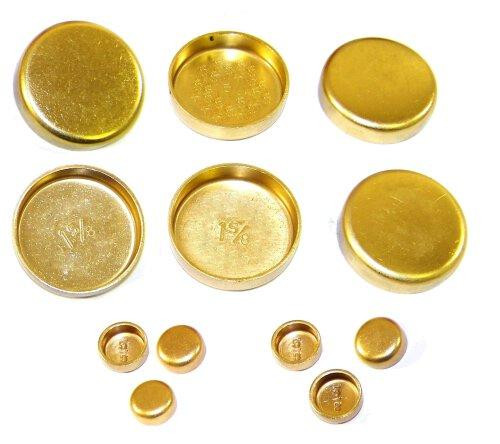 Brass Freeze Plug Set - 1990 Chrysler Town & Country 3.3L Engine Parts # FPS1135ZE12