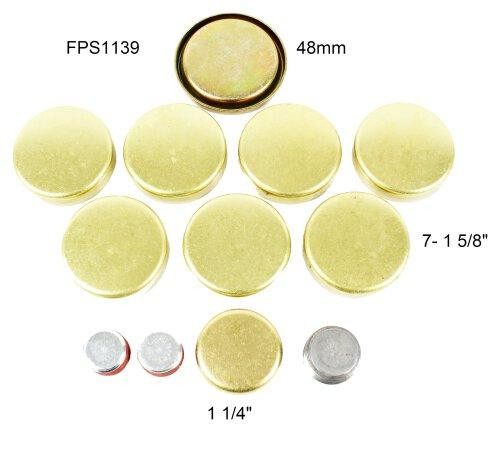 Brass Freeze Plug Set - 1992 Dodge B250 3.9L Engine Parts # FPS1139ZE16