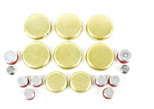 Brass Freeze Plug Set - 1996 Pontiac Grand Am 3.1L Engine Parts # FPS3131ZE101