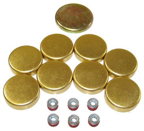 Brass Freeze Plug Set - 1991 Chevrolet R3500 6.2L Engine Parts # FPS3195ZE160
